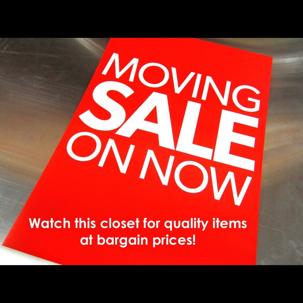 Massive closet cleanup - everything must go!